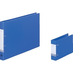 リヒト A3/E D型リングファイル(230枚) 青 A3/E D型リングファイル(230枚) 青 G2228-8