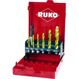 RUKO 六角軸タッピングドリル チタン セット R270021T