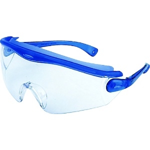 YAMAMOTO 一眼型セーフティグラス レンズ色クリア テンプルカラーブルー JIS規格品 一眼型セーフティグラス レンズ色クリア テンプルカラーブルー JIS規格品 SN-730BL