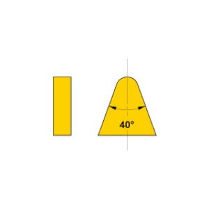 三菱 ろう付け工具バイト用チップ 06形(36・39・40形用)鋳鉄材種 HTI10 10個入り 06-3_set