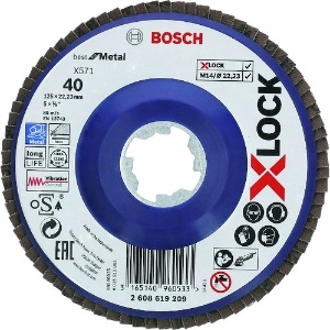 BOSCH X-LOCK研磨ディスク125G40 2608619209