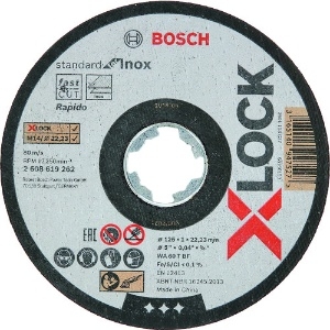 BOSCH X-LOCK切断砥石125x1.0ステンST 2608619262