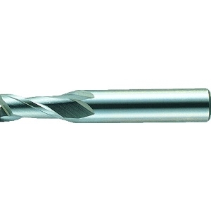 三菱K 2枚刃汎用 ハイススクエアエンドミルショット刃長(S)0.5mm 2SSD0050