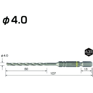 ベッセル クッションドリルコンクリート用ACD 4.0mm クッションドリルコンクリート用ACD 4.0mm ACD-4.0 画像2