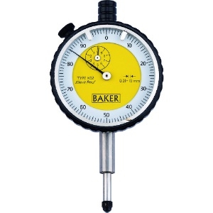 BAKER 標準ダイヤルゲージ タイプK02 0.01mm目量 標準ダイヤルゲージ タイプK02 0.01mm目量 BGK02