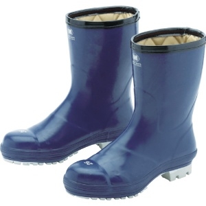 ミドリ安全 氷上で滑りにくい防寒安全長靴 FBH01 ネイビー 24.0cm 氷上で滑りにくい防寒安全長靴 FBH01 ネイビー 24.0cm FBH01-NV-24.0