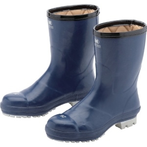 ミドリ安全 【生産完了品】氷上で滑りにくい防寒安全長靴 FBH01 ネイビー 25.0cm FBH01-NV-25.0