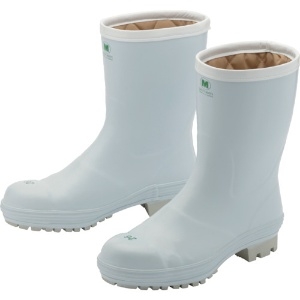 ミドリ安全 氷上で滑りにくい防寒安全長靴 FBH01 ホワイト 24.0cm FBH01-W-24.0
