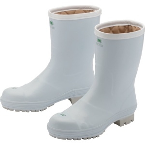 ミドリ安全 氷上で滑りにくい防寒安全長靴 FBH01 ホワイト 25.0cm 氷上で滑りにくい防寒安全長靴 FBH01 ホワイト 25.0cm FBH01-W-25.0