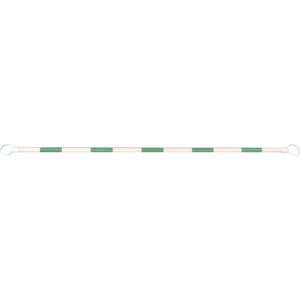 ミツギロン ガードバー2.0M緑×白テープ GB-WG2