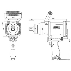 ベッセル 超軽量エアーインパクトレンチ3900VP 超軽量エアーインパクトレンチ3900VP GT-3900VP 画像2