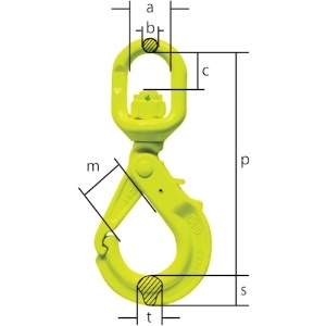 マーテック グリップラッチスイベルフック LBK-10 グリップラッチスイベルフック LBK-10 LBK-10-10 画像2