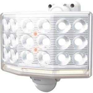 ライテックス 18Wワイド フリーアーム式 LEDセンサーライト リモコン付 LED-AC1018
