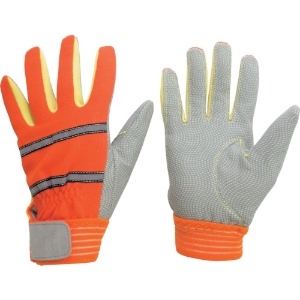 ミドリ安全 耐切創性 防火手袋 (人工皮革・滑り止めタイプ) 3L 耐切創性 防火手袋 (人工皮革・滑り止めタイプ) 3L MTK-500-OR-3L