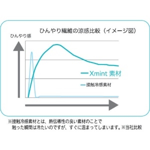 室谷 Xmintインナーシャツ 3Lサイズ Xmintインナーシャツ 3Lサイズ MX111-BK/3L 画像2