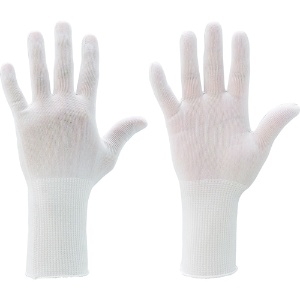 マックス 快適インナー手袋(ロング)/Lサイズ (10双入) MX386-L