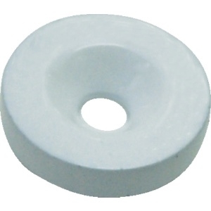 マグナ ネオジムポリアミド磁石 1袋2個入(丸形・白・穴あり) P1-111545W