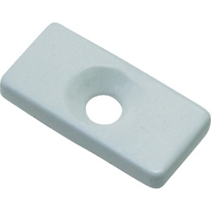 マグナ ネオジムポリアミド磁石 1袋2個入(角形・白・穴あり) P1-4120103W