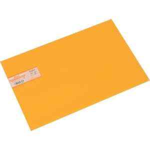 光 ポリスチレン板 オレンジ透明 300×450×0.5mm PS4035-6