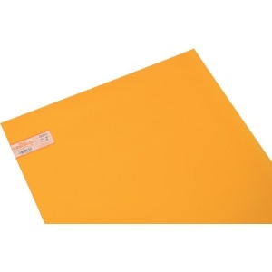 光 ポリスチレン板 オレンジ透明 600×900×0.5mm PS9065-6