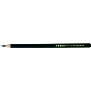 フエキ 建築用ソフトカラー鉛筆 黒 (3本入) 建築用ソフトカラー鉛筆 黒 (3本入) SC10-3B