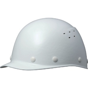 ミドリ安全 FRP製ヘルメット 野球帽型 通気孔付 ホワイト SC-9FVRA-W