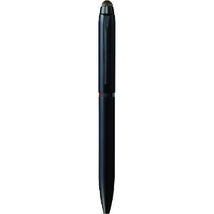 uni 3色ボールペン&タッチペン ブラック SXE3T18005P24