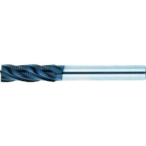 三菱K 4枚刃バイオレットファイン ハイスラフィングスクエアエンドミルミディアム刃長(M)5mm VAMFPRD0500