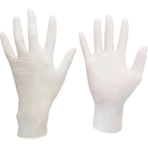 ミドリ安全 ニトリル使い捨て手袋 極薄 粉なし 白 L (100枚入) ニトリル使い捨て手袋 極薄 粉なし 白 L (100枚入) VERTE-711-N-L