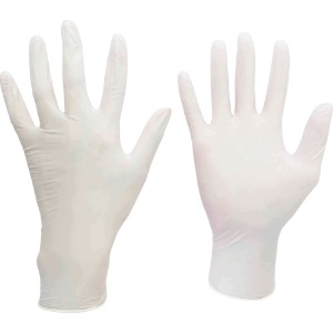 ミドリ安全 ニトリル使い捨て手袋 極薄 粉なし 白 M (100枚入) ニトリル使い捨て手袋 極薄 粉なし 白 M (100枚入) VERTE-711-N-M