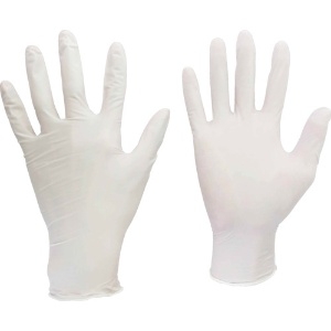 ミドリ安全 ニトリル使い捨て手袋 粉なし 白 L (100枚入) VERTE-751K-L