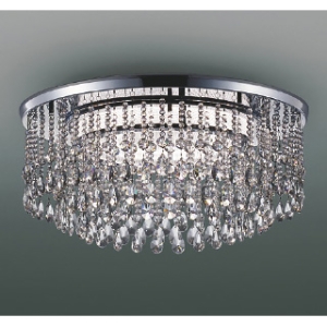 コイズミ照明 LED一体型シャンデリア 《Tricklare》 〜12畳用 調光調色 電球色〜昼光色 ガラス AH52381