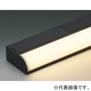 コイズミ照明 LED間接照明 《シェルフズコンパクトライン》 ミドルパワー 調光 温白色 長さ900mm 黒 AL52886