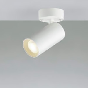 コイズミ照明 LEDシリンダースポットライト フランジタイプ 白熱球100W相当 散光配光 調光 電球色 マットファインホワイト AS51458