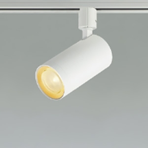 コイズミ照明 LEDシリンダースポットライト プラグタイプ 白熱球60W相当 中角配光 調光 電球色 マットファインホワイト AS51752