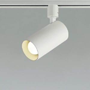コイズミ照明 LEDシリンダースポットライト プラグタイプ 白熱球100W相当 散光配光 非調光 電球色 ランプ付 マットファインホワイト AS51702