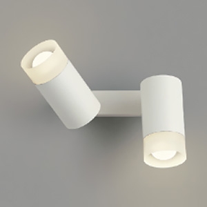 コイズミ照明 LEDシリンダースポットライト フランジタイプ 白熱球60W×2灯相当 散光配光 非調光 温白色 ランプ付 AB51748