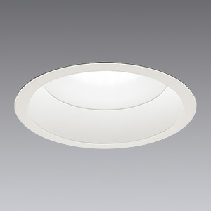 遠藤照明 LEDベースダウンライト 浅型 埋込穴φ150mm 調光 温白色 鏡面