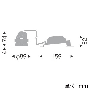 遠藤照明 LEDベースダウンライト 一般型 高気密SB形 700TYPE FHT24W・白熱球80〜60W相当 埋込穴φ75mm 広角配光 調光調色 昼光色〜電球色 鏡面コーン・白枠 LEDベースダウンライト 一般型 高気密SB形 700TYPE FHT24W・白熱球80〜60W相当 埋込穴φ75mm 広角配光 調光調色 昼光色〜電球色 鏡面コーン・白枠 EFD8956W 画像2