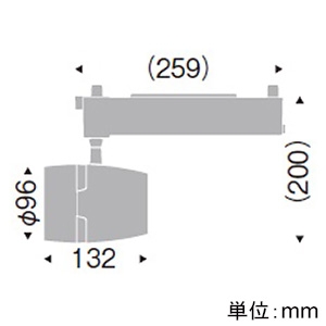 遠藤照明 LEDスポットライト プラグタイプ 3000TYPE CDM-TC70W相当 広角配光 調光調色 昼光色〜電球色 白 LEDスポットライト プラグタイプ 3000TYPE CDM-TC70W相当 広角配光 調光調色 昼光色〜電球色 白 EFS6381W 画像2