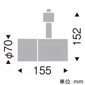 遠藤照明 LEDグレアレススポットライト ロングフード プラグタイプ 1400TYPE CDM-R35W相当 中角配光 調光・非調光兼用型 温白色 演色Ra96 LEDグレアレススポットライト ロングフード プラグタイプ 1400TYPE CDM-R35W相当 中角配光 調光・非調光兼用型 温白色 演色Ra96 ERS5002WB 画像2