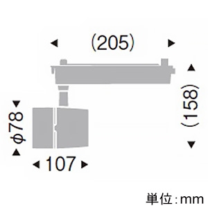 遠藤照明 LEDスポットライト プラグタイプ 2000TYPE セラメタプレミアS35W相当 中角配光 非調光 温白色 黒 LEDスポットライト プラグタイプ 2000TYPE セラメタプレミアS35W相当 中角配光 非調光 温白色 黒 ERS4617BB 画像2