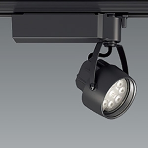 遠藤照明 LEDスポットライト プラグタイプ 1200TYPE 12V IRCミニハロゲン球50W相当 狭角配光 非調光 温白色 黒 ERS6189B