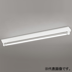 オーデリック LEDベースライト ≪LED-TUBE≫ 高演色LED 直付型 40形 逆富士型 1灯用 幅広タイプ 2100lmタイプ FL40W相当 LEDランプ型 片側給電・片側配線タイプ 昼白色 非調光タイプ XL551645RB