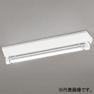 オーデリック LEDベースライト ≪LED-TUBE≫ 高演色LED 直付型 20形 逆富士型 1灯用 幅広タイプ 1050lmタイプ FL20W相当 LEDランプ型 片側給電・片側配線タイプ 昼光色 非調光タイプ XL551653RA