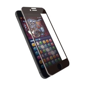 ELECOM iPhone SE 第3世代 フルカバーガラスフィルム フレーム付 PM-A22SFLGFEBL