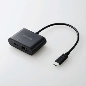 ELECOM USB Power Delivery対応オーディオ変換アダプター USB Power Delivery対応オーディオ変換アダプター MPA-CAPDBK
