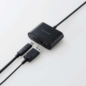 ELECOM USB Power Delivery対応オーディオ変換アダプター USB Power Delivery対応オーディオ変換アダプター MPA-CAPDBK 画像2