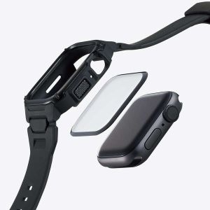 ELECOM 【生産完了品】Apple Watch45mm用ZEROSHOCK バンパーバンド一 Apple Watch45mm用ZEROSHOCK バンパーバンド一 AW-21ABBZEROBK 画像4