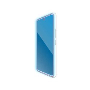 ELECOM Galaxy A53 5G ガラスフィルム 高透明 ブルーライトカットット PM-G224FLGGBL